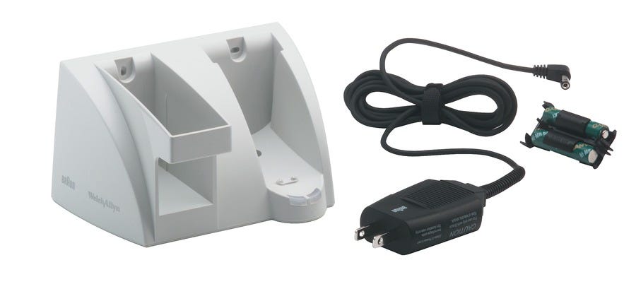 Welch Allyn Recharging Base Station With Probe Cover Refill Dispenser for Braun Thermoscan PRO 4000 - 24001-1000