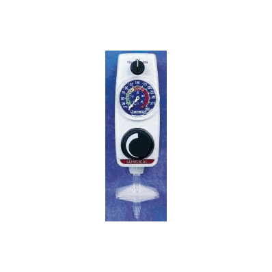 Allied Healthcare Vacutron Suction Regulator Low Vacuum 0 - 90 mmHg Barb Outlet 1/8 Inch NPT Female Connector - 22-19-0200