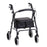 Nova Ortho-Med 4 Wheel Rollator Zoom 22 Black Aluminum Frame - 4222BK